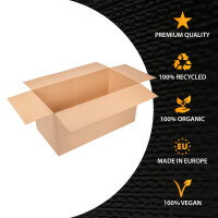 Scatole di cartone unonda (onda C) 120 x 60 x 60 cm per spedizioni DHL, marroni