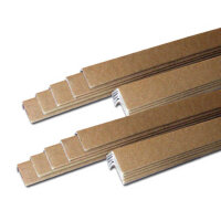 100x Kantenschutz aus Vollpappe, 1100 x 35 x 35 x 3 mm