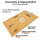 Buste gialle imbottite 12 x 17,5 cm officeking A1, 200 unità