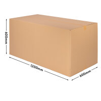Faltkarton 2-wellig, 1188x588x579mm, braun, DHL Karton