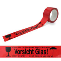 Vorsicht Glas Klebeband 66m lang